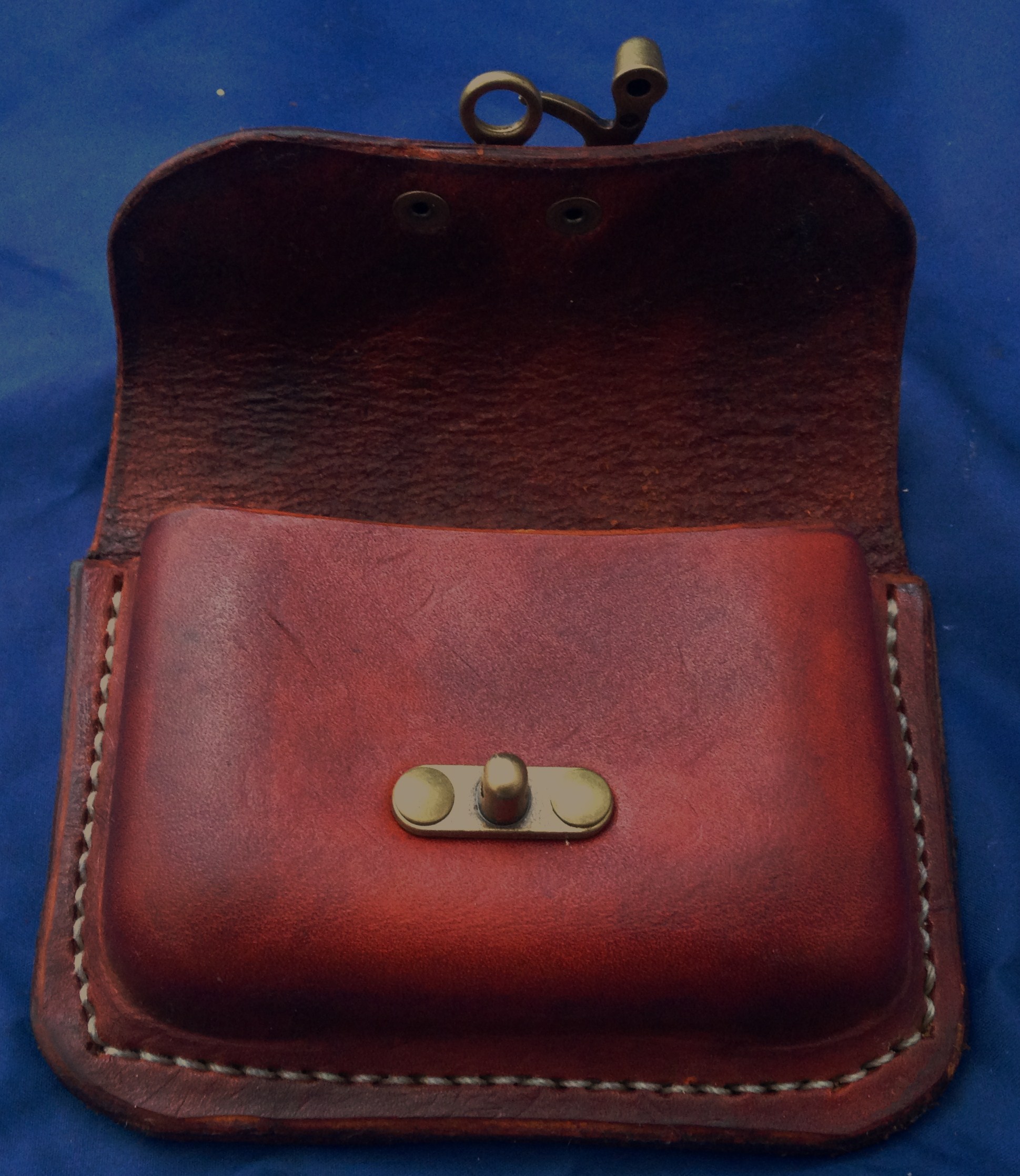 Real Leather Belt Pouch Choice of Colours & Belt Attachment Small